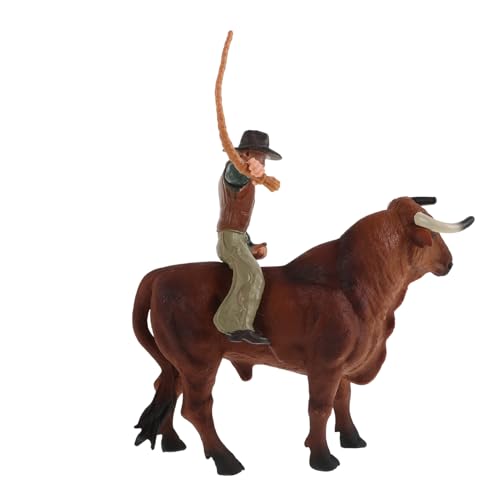 Supvox Kindersicheres Cowboy Bullen Spielset Detailgetreues Western Cowboy Modell Kompakte Handliche Figur für Kreative Geburtstags Dekorationsset Robuste Spielfigur für Indoor und Supvox Kindersicheres Cowboy Bullen Spielset Detailgetreues Western Cowboy Modell Kompakte Handliche Figur für Kreative Geburtstags Dekorationsset Robuste Spielfigur für Indoor und von Supvox