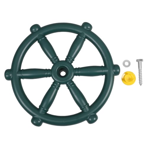 Supvox Kinderspielplatz Lenkrad Zubehör aus Robustem PP Material Wetterfestes Drehbares Spielzeuglenkrad für Outdoor Spielgeräte Ersatzteil für Schaukel und Piratenschiff Spielset Grün Supvox Kinderspielplatz Lenkrad Zubehör aus Robustem PP Material Wetterfestes Drehbares Spielzeuglenkrad für Outdoor Spielgeräte Ersatzteil für Schaukel und Piratenschiff Spielset Grün von Supvox