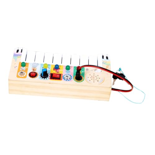Supvox Kinderspielzeug Elektronisches Keyboard LED Lichtern Tragbares Interaktives Musikinteresse Sehwahrnehmung Und Hand Auge Koordination Für Ab von Supvox