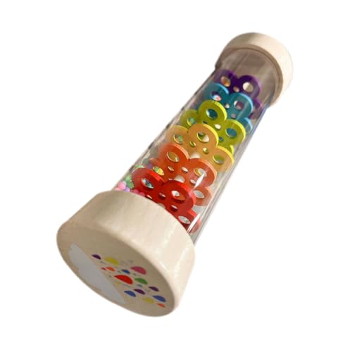 Supvox Kindgerechter Regenmacher Pädagogisches Musikspielzeug mit Beruhigendem Regenklang Langlebiges Percussion Instrument für Indoor Outdoor Spiel von Supvox