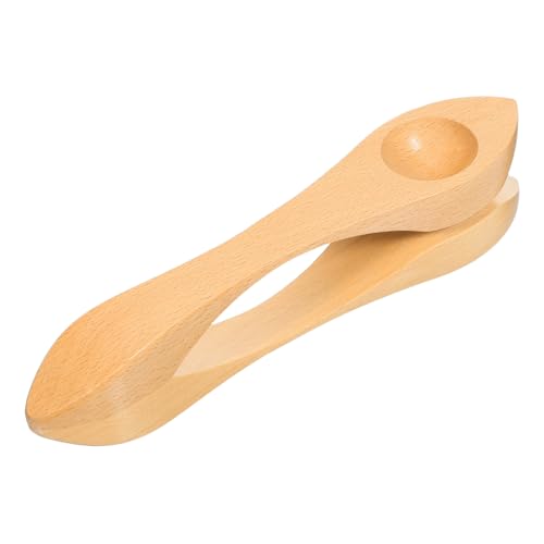 Supvox Kindgerechtes Holz Musikinstrument Musiklöffel aus Natürlichem Geruchlosem Holz für Sicher und Robust für Musikalische Früherziehung im Kindergarten Perfektes zu Weihnachten und von Supvox