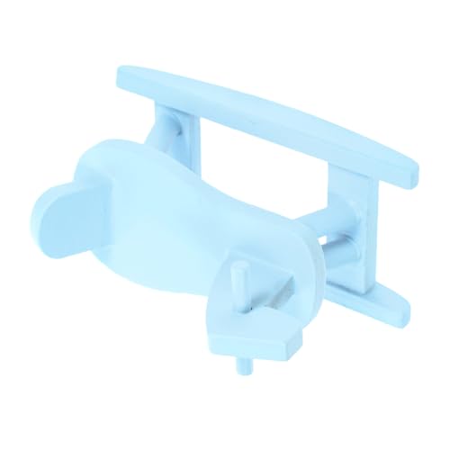 Supvox Kleines Holzpferd Ornament Miniaturstuhl Miniatur Schaukelstuhl Dekoration Mini Hausbedarf Mini Schaukelpferd Aus Holz Puppenhaus Layout Requisite Mini Möbel Miniaturen von Supvox