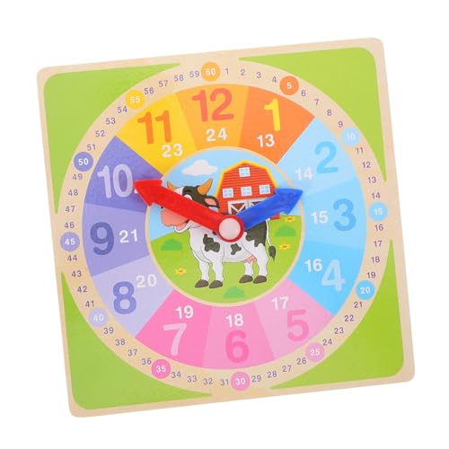 Supvox Kleines Uhrspielzeug Für Das Klassenzimmer Zeiger Für Den Grundschulunterricht Zahlen Mini Für Fingermodell Lernen Pädagogisches Praktisches Uhrspielzeug Kreatives von Supvox