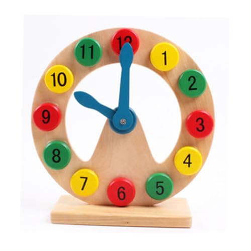 Supvox Kognitive Formspielzeug Bausteine Uhr DIY Bausteine Zahlenbausteine Holzbaustein Bambus Supvox Kognitive Formspielzeug Bausteine Uhr DIY Bausteine Zahlenbausteine Holzbaustein Bambus von Supvox