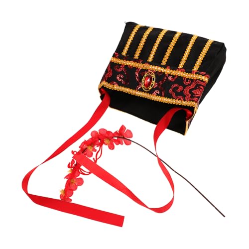 Supvox Kostümhut für Erwachsene im Chinesischen Stil Traditionelle Kopfbedeckung für Cosplay und Bühnenaufführungen Kreativer Stoffhut Witziges Accessoire für Feste und Spiele von Supvox