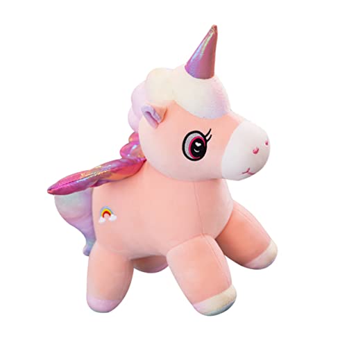 Supvox Kreative Einhorn Plüschpuppe Süßes Kuscheltier für Kinderzimmer und Kissen für Zuhause und Gestaltet Perfektes für Freunde und Familie von Supvox