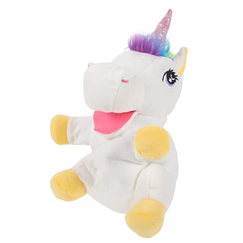 Supvox Kreative Handpuppe Einhorn Realistische Handpuppe für Geschichtenerzählen Plüsch Einhorn Pädagogisches Handspielzeug Supvox Kreative Handpuppe Einhorn Realistische Handpuppe für Geschichtenerzählen Plüsch Einhorn Pädagogisches Handspielzeug von Supvox