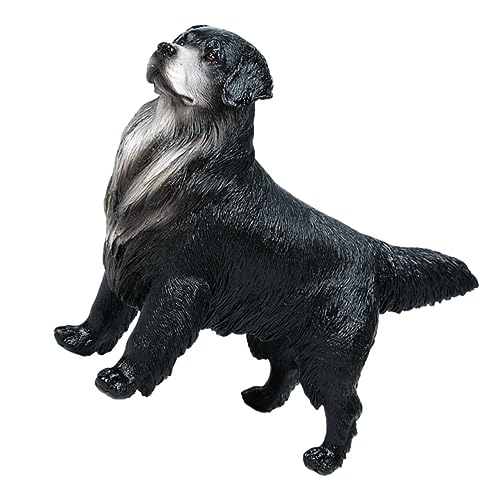 Supvox Kreative Retriever Figurine Realistische Hund Figur Niedliches Haustier Deko für für Geburtstagsfeiern Tier Modell Dekoration von Supvox