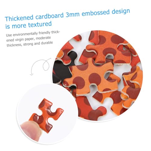 Supvox Kreatives Basketball Puzzle Teile Farbige Erdpuzzle zur Stressbewältigung Umweltfreundliches Material Familienspiel für Erwachsene von Supvox