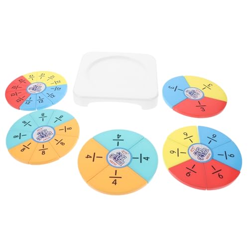 Supvox Kreatives Puzzle für Mathematikunterricht Fraction Circles Lernspielzeug für Grundschüler aus Hochwertigem und Fördert Verständnis von Brüchen und Macht Lernen Zufällige Farbe Supvox Kreatives Puzzle für Mathematikunterricht Fraction Circles Lernspielzeug für Grundschüler aus Hochwertigem und Fördert Verständnis von Brüchen und Macht Lernen Zufällige Farbe von Supvox