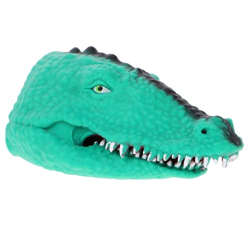 Supvox Krokodil Handpuppe interaktives Rolle Kreatives Alligator Handpuppe Kinderhandpuppe Dinosaurier Handpuppe Hai-Fingerpuppe Green von Supvox