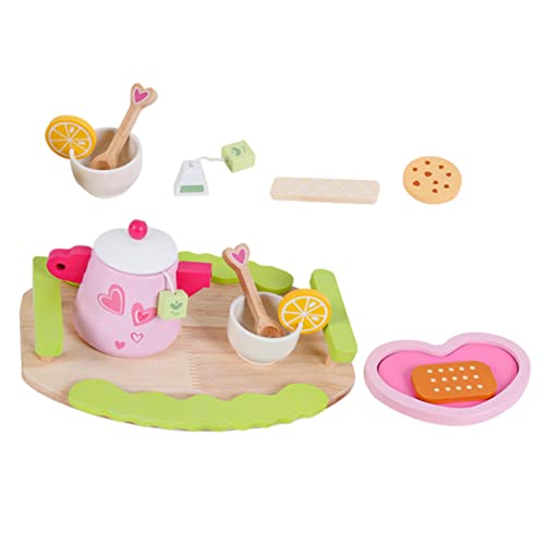Supvox Küchen Spielzeugset für Interaktives Teeservice aus Hochwertigem Rollenspielzeug für Jungen und Mädchen Fördert Kreativität und Hand Augen Koordination für Nachmittags Teeparty von Supvox