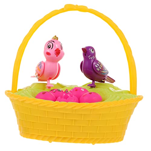 Supvox Künstlicher Blumenkorb Mini Papageienspielzeug Kinderspielzeug Vogelkäfig Simulation Vogelkäfig Vogelkäfig Für Sprachinduktionsspielzeug Sprachsensor Kunststoff von Supvox