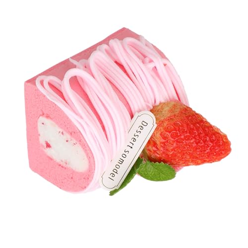 Supvox Künstliches Obsttortenmodell Tischdekoration Realistische Dessertattrappe Fotorequisite Party Stilvolles Kuchenimitat Rosa Supvox Künstliches Obsttortenmodell Tischdekoration Realistische Dessertattrappe Fotorequisite Party Stilvolles Kuchenimitat Rosa von Supvox