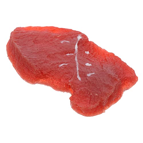 Supvox Künstliches Rindfleisch Modell Realistisches Dekorationsspielzeug für Restaurant und Fotografie Nachahmung Lebensmittel für Lernspielzeug Partydekoration Supvox Künstliches Rindfleisch Modell Realistisches Dekorationsspielzeug für Restaurant und Fotografie Nachahmung Lebensmittel für Lernspielzeug Partydekoration von Supvox