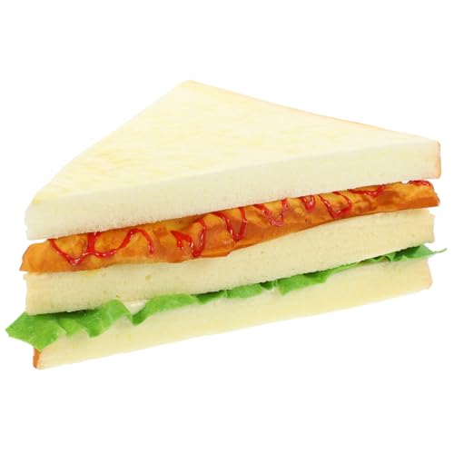 Supvox Künstliches Brot-Sandwich Simulationsnahrung Für Foto-Requisite Brot Fake Für Küchendisplay Realistisches Supvox Künstliches Brot-Sandwich Simulationsnahrung Für Foto-Requisite Brot Fake Für Küchendisplay Realistisches von Supvox
