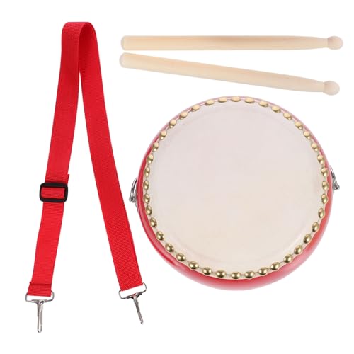 Supvox Kuhspurtrommelspielzeug Kind -Trommeln Drum-Percussion-Instrument Trommel Schlaginstrument Drum Musical Toy Trommel mit Stock Protokoll Supvox Kuhspurtrommelspielzeug Kind -Trommeln Drum-Percussion-Instrument Trommel Schlaginstrument Drum Musical Toy Trommel mit Stock Protokoll von Supvox