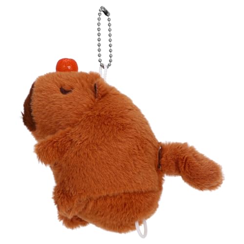Supvox Kuscheliges Capybara Plüschtier Niedliches Stofftier Schlüsselanhänger und Handtaschen Dekoration Weiches für Erwachsene für Sammler von Supvox