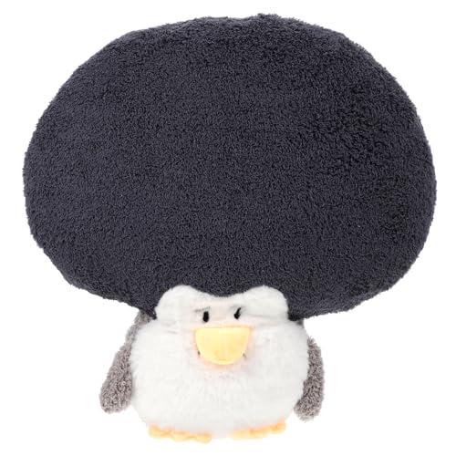 Supvox Kuscheliges Komfortables Plüschtier Pinguin mit Lustigem Explosivkopf Design Weiches Stofftier für Kinderzimmerdeko und Liebevoller Schmusefreund für Jungen und Mädchen von Supvox