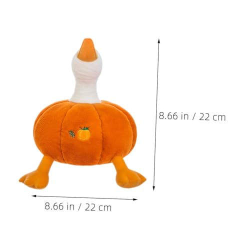 Supvox Kuscheliges Kürbis Plüschtier Weiche Stoffpuppe mit Entenmotiv Dekoratives Halloween Vielseitig als Sofa oder Schlafzimmerdeko für Geburtstag und Party von Supvox