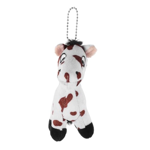 Supvox Kuscheliges Pferd Schlüsselanhänger Süßes Mini Plüschtier für Taschen Schlüssel und Geburtstagsgeschenke Charmante Dekoration für Farm Themenpartys von Supvox