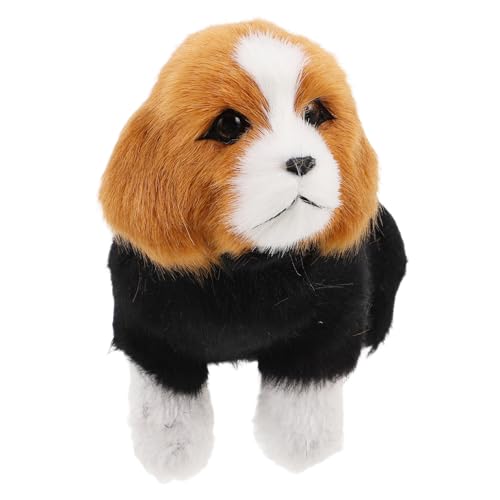 Supvox Kuscheltier Hundespielzeug Plüschhundestatue Realistische Tierfigur – Süßes Simulationswelpenspielzeug Für – Dekoration Für Geburtstagspartys Supvox Kuscheltier Hundespielzeug Plüschhundestatue Realistische Tierfigur – Süßes Simulationswelpenspielzeug Für – Dekoration Für Geburtstagspartys von Supvox