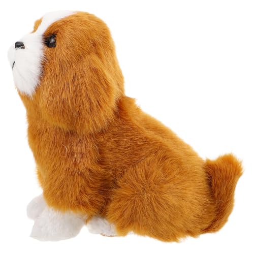 Supvox Kuscheltier Hundespielzeug Plüschhundestatue Realistische Tierfigur – Süßes Simulationswelpenspielzeug Für – Dekoration Für Geburtstagspartys Supvox Kuscheltier Hundespielzeug Plüschhundestatue Realistische Tierfigur – Süßes Simulationswelpenspielzeug Für – Dekoration Für Geburtstagspartys von Supvox