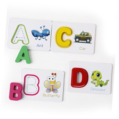 Supvox Lernspielzeug Alphabet Wortkarten Robustes Reißfestes für Kleinkinder Frühe Bildung Bunte Tiermotive Fördert Kognitive Entwicklung Supvox Lernspielzeug Alphabet Wortkarten Robustes Reißfestes für Kleinkinder Frühe Bildung Bunte Tiermotive Fördert Kognitive Entwicklung von Supvox