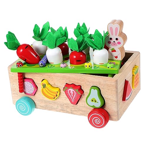 Supvox Lernspielzeug Aus Holz Für Kleinkinder Intelligentes Auto Mit Farm Und Thema Für Jahre Jungen Supvox Lernspielzeug Aus Holz Für Kleinkinder Intelligentes Auto Mit Farm Und Thema Für Jahre Jungen von Supvox
