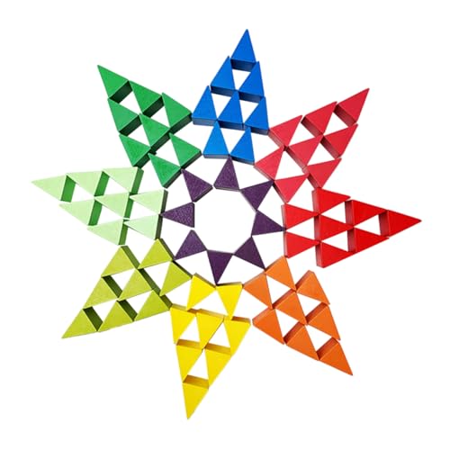 Supvox Lernspielzeug Holz Bauklötze Farbige Geometrische Bausteine Pädagogisches und Feinmotorik für Jungen und Mädchen Supvox Lernspielzeug Holz Bauklötze Farbige Geometrische Bausteine Pädagogisches und Feinmotorik für Jungen und Mädchen von Supvox