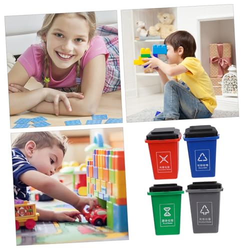 Supvox Lernspielzeug Mülltrennung Spielset aus Sicherem Kunststoff Pädagogisches Sortierspiel für Hand Auge Koordination und Umweltbewusstsein für Jungen und Mädchen von Supvox