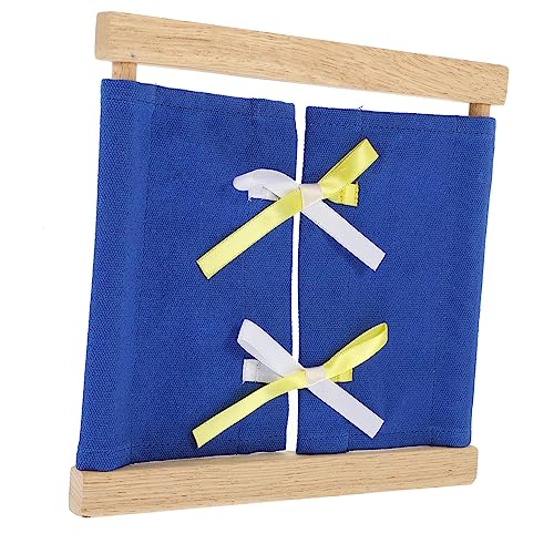 Supvox Lernspielzeug für Sensory Busy Board Lebenskompetenzen Holzmaterial für Ankleiden für Kleinkinder Sicher und Einfach zu Handhaben Tiefblauer Schmetterling von Supvox
