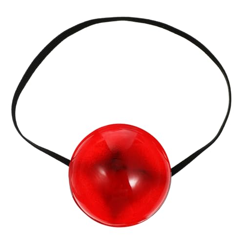 Supvox Leuchtende Rote Clownnase mit Lichtfunktion Robuste Leichte Zirkus Requisite für Karneval Partys Geburtstage und Kostüm Events Auffälliges Komfortables Cosplay Accessoire von Supvox