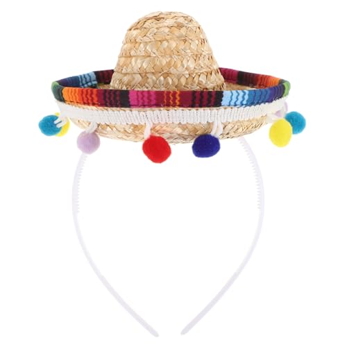 Supvox Lustige Hüte Stroh Kappe Mini Stirnband Erwachsene Sombrero Klein Fiesta Für Geburtstagsfeierhut Mexikanischer Hut Mexikanischer Partyhut Mexikanischer Taco-hut Polyester Supvox Lustige Hüte Stroh Kappe Mini Stirnband Erwachsene Sombrero Klein Fiesta Für Geburtstagsfeierhut Mexikanischer Hut Mexikanischer Partyhut Mexikanischer Taco-hut Polyester von Supvox