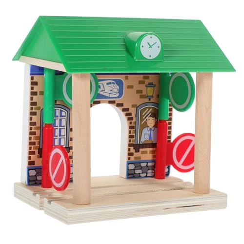 Supvox Lustiger Bahnhof Züge Bahngleis Stationsspielzeug Für Spiele Bahnhof Für Kindermodell Vortäuschen Kinderstationsmodell Simulationsstationsmodell Holz Supvox Lustiger Bahnhof Züge Bahngleis Stationsspielzeug Für Spiele Bahnhof Für Kindermodell Vortäuschen Kinderstationsmodell Simulationsstationsmodell Holz von Supvox
