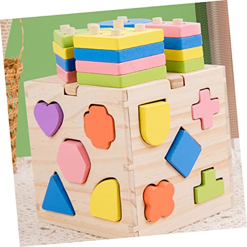 Supvox Lustiges Sensorisches Holzspielzeug Lernspielzeug für Kleinkinder zur Farb und Formenerkennung Fördert Konzentration Feinmotorik und Hand Auge Koordination bei Kindern Supvox Lustiges Sensorisches Holzspielzeug Lernspielzeug für Kleinkinder zur Farb und Formenerkennung Fördert Konzentration Feinmotorik und Hand Auge Koordination bei Kindern von Supvox
