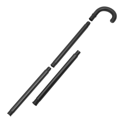 Supvox Magische Krücke aus Kunststoff Halloween Party Requisite Schwarzer Bühnenstock für Zauberer Cosplay und Karnevalsdekoration Supvox Magische Krücke aus Kunststoff Halloween Party Requisite Schwarzer Bühnenstock für Zauberer Cosplay und Karnevalsdekoration von Supvox