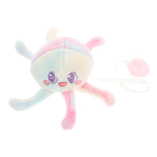 Supvox Magnetische Schulterpuppe Fisch Stoffpuppe Stoff Wurfkissen Puppe Wurfkissen Fisch Rückenkissen Kostüm Schulterornament Fischkissen Puppe Stofftier Plüsch von Supvox