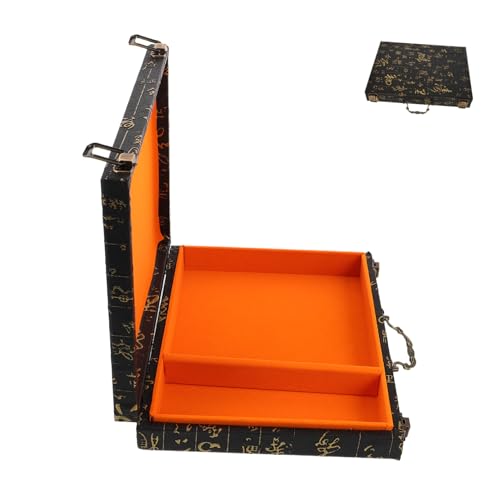 Supvox Mahjong Aufbewahrungsbox aus Holz Schmuckbox mit Großzügigem Stauraum Stilvolles Design für Chinesische Spiele für Mahjong Steine für Unterwegs Supvox Mahjong Aufbewahrungsbox aus Holz Schmuckbox mit Großzügigem Stauraum Stilvolles Design für Chinesische Spiele für Mahjong Steine für Unterwegs von Supvox