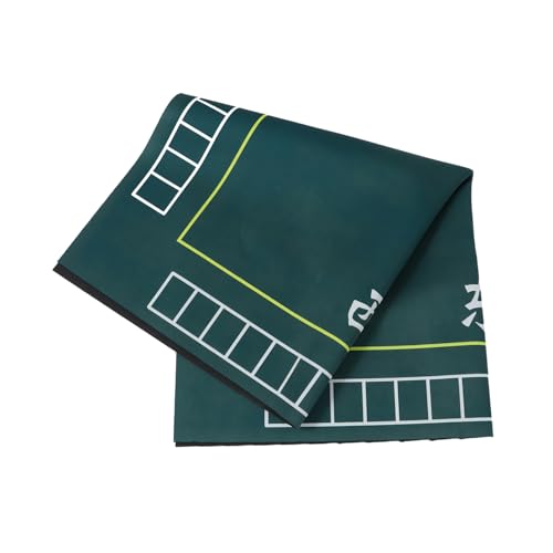 Supvox Mahjong Tischmatte Quadratisch rutschfest Geräuschdämpfend Spielmatte aus Polyester für Mahjong Poker Brettspiele und Würfelspiele Grün Supvox Mahjong Tischmatte Quadratisch rutschfest Geräuschdämpfend Spielmatte aus Polyester für Mahjong Poker Brettspiele und Würfelspiele Grün von Supvox