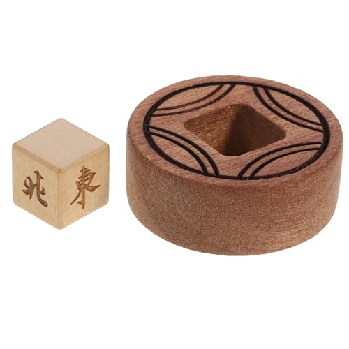 Supvox Mahjong Würfel aus Holz Spielzubehör für Mahjong Spiele Windrichtungswürfel für Home Entertainment Robust und Langlebig für Partys und Freizeitgestaltung Supvox Mahjong Würfel aus Holz Spielzubehör für Mahjong Spiele Windrichtungswürfel für Home Entertainment Robust und Langlebig für Partys und Freizeitgestaltung von Supvox