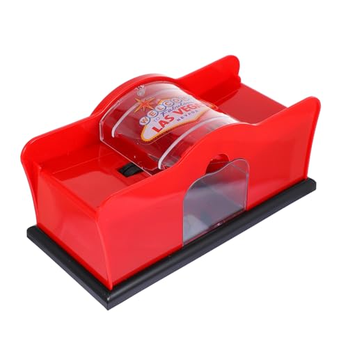 Supvox Manuelle Kartenmischmaschine für Decks Poker Kartenspiel Reibungsloser Handkurbel Mischer Robustes Mischgerät für Bridge Familie und Party Tragbar für Zuhause und Reise Supvox Manuelle Kartenmischmaschine für Decks Poker Kartenspiel Reibungsloser Handkurbel Mischer Robustes Mischgerät für Bridge Familie und Party Tragbar für Zuhause und Reise von Supvox