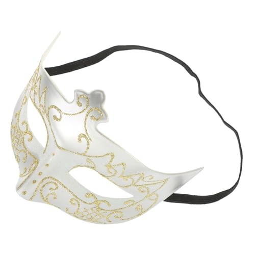 Supvox Masquerade Halbgesichtsmaske Silber Herren Halloween Party Kostümaccessoire Wiederverwendbar Stilvoll Vielseitig für Fasching Karneval Bühnenauftritte Supvox Masquerade Halbgesichtsmaske Silber Herren Halloween Party Kostümaccessoire Wiederverwendbar Stilvoll Vielseitig für Fasching Karneval Bühnenauftritte von Supvox