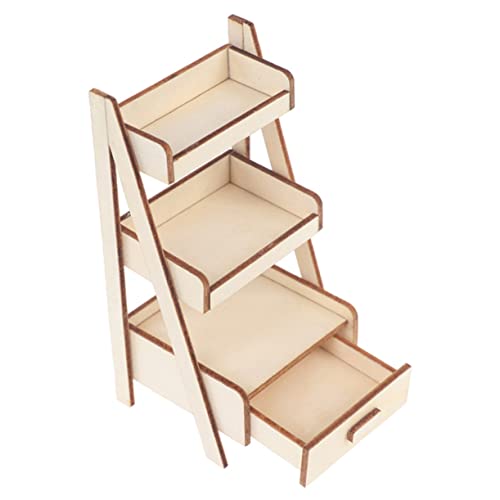 Supvox Maßstab Puppenhaus Möbel Dekorativer Pflanzenständer aus Sicherem Holz für Mikrohaus Deko und Kleine Blumentöpfe Geeignet Supvox Maßstab Puppenhaus Möbel Dekorativer Pflanzenständer aus Sicherem Holz für Mikrohaus Deko und Kleine Blumentöpfe Geeignet von Supvox