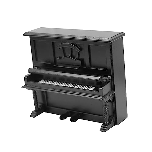 Supvox Maßstab Puppenhaus Zubehör Schwarzes Mini Piano für DIY Dekoration Foto Requisit Puppenhaus Möbel Supvox Maßstab Puppenhaus Zubehör Schwarzes Mini Piano für DIY Dekoration Foto Requisit Puppenhaus Möbel von Supvox