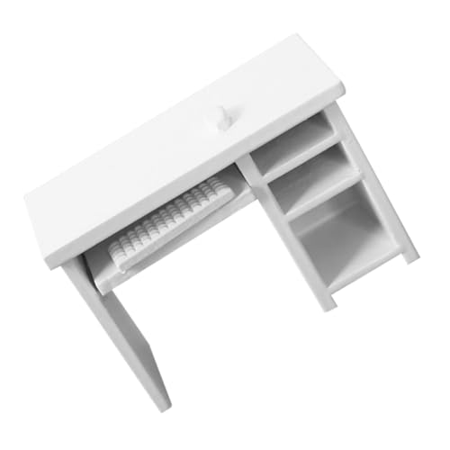 Supvox Maßstab Realistisches Puppenmöbel Zubehör Weiß mit und Tastatur Sicherer Spieltisch für Einfach zu Montieren Vielseitiges und Spielmöbel Supvox Maßstab Realistisches Puppenmöbel Zubehör Weiß mit und Tastatur Sicherer Spieltisch für Einfach zu Montieren Vielseitiges und Spielmöbel von Supvox