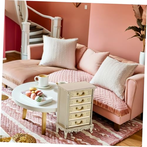 Supvox Maßstab Vintage Retro Dresser Kunststoff Möbel Modell Für Puppenstube Sammler Spiel Dekoration von Supvox