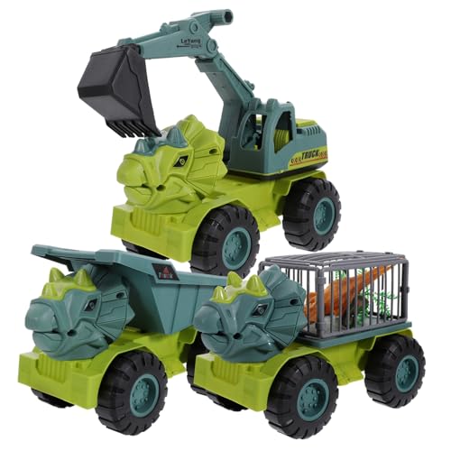 Supvox Mini Dinosaurier Engineering Car Wiederverwendbare Kunststofffahrzeuge Gemischte Dreieck Dino Modelle als Party Mitgebsel und Geburtstagsgeschenk Supvox Mini Dinosaurier Engineering Car Wiederverwendbare Kunststofffahrzeuge Gemischte Dreieck Dino Modelle als Party Mitgebsel und Geburtstagsgeschenk von Supvox