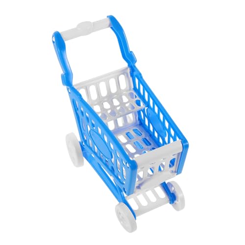 Supvox Mini-Einkaufswagen- Einkaufswagen Lebensmittelgeschäft einkaufskorb einkaufswagen puppenwagen Einkaufswagen Kleinkind süße Mini-Sachen Plastik Blue Supvox Mini-Einkaufswagen- Einkaufswagen Lebensmittelgeschäft einkaufskorb einkaufswagen puppenwagen Einkaufswagen Kleinkind süße Mini-Sachen Plastik Blue von Supvox