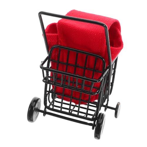 Supvox Mini Einkaufswagen Miniatur Einkaufswagen Rollenspiel Für Puppenhäuser Spiel Schwarzes Metall Supvox Mini Einkaufswagen Miniatur Einkaufswagen Rollenspiel Für Puppenhäuser Spiel Schwarzes Metall von Supvox